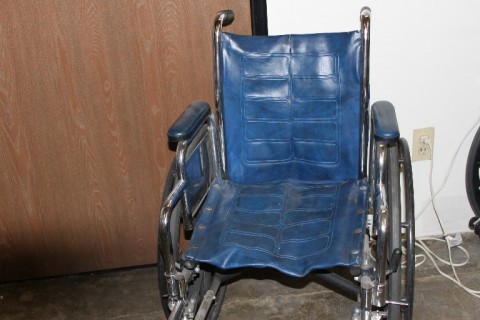 Used Wheel Chair Invacare Tracer SX 16" Dark Blue